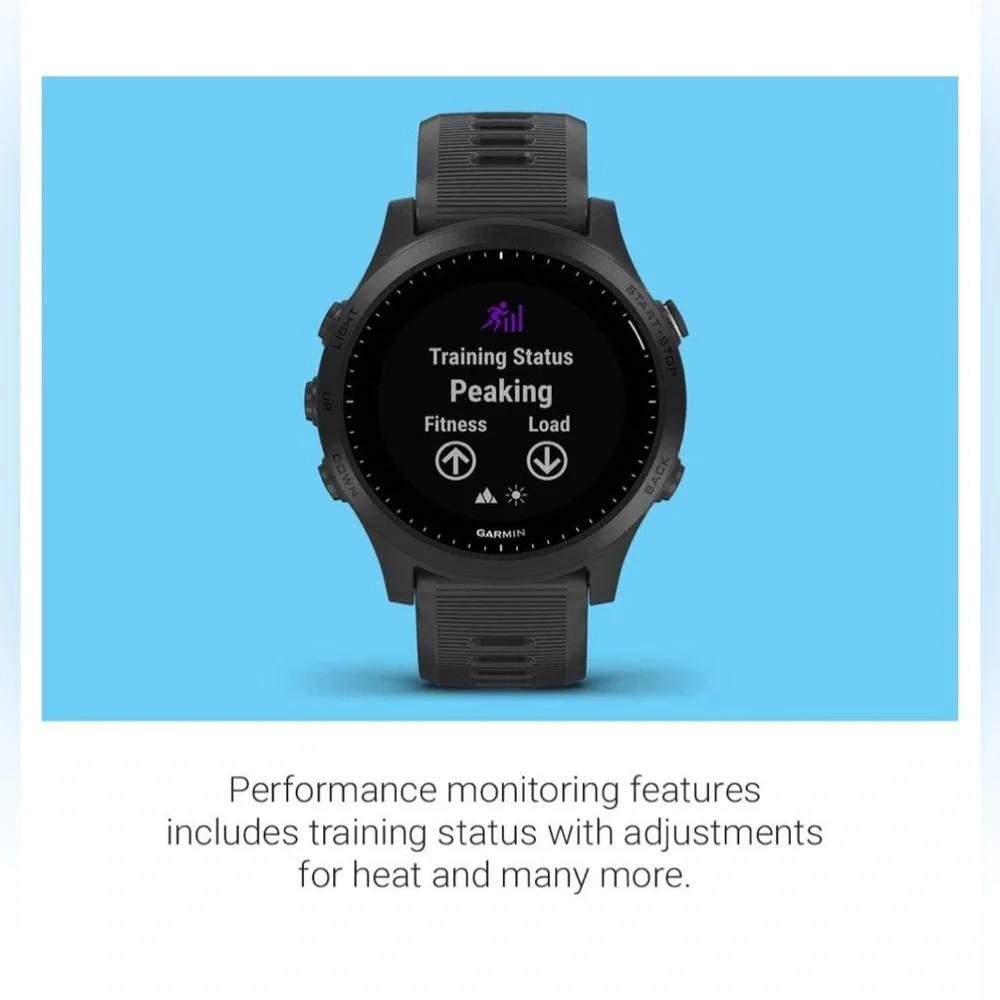 Garmin Forerunner 945, Premium GPS Running/Triathlon Smartwatch, Black